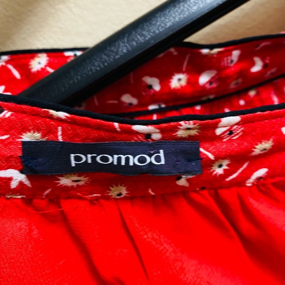 Promod Red Skirt - Picture 6 of 8